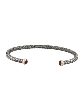 Bottega Veneta Intrecciato Cuff Bracelet