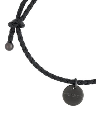 Bottega Veneta Leather Charm Bracelet