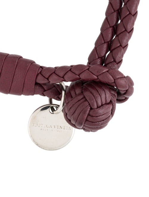 Bottega Veneta Leather Wrap Bracelet