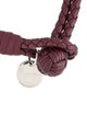 Bottega Veneta Leather Wrap Bracelet