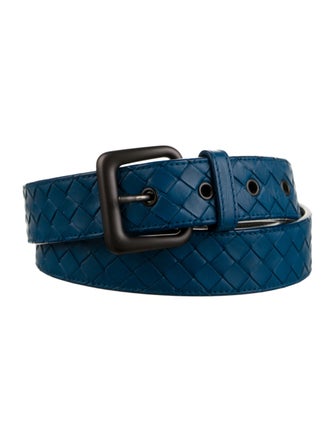 Bottega Veneta Intrecciato Weave Leather Waist Belt