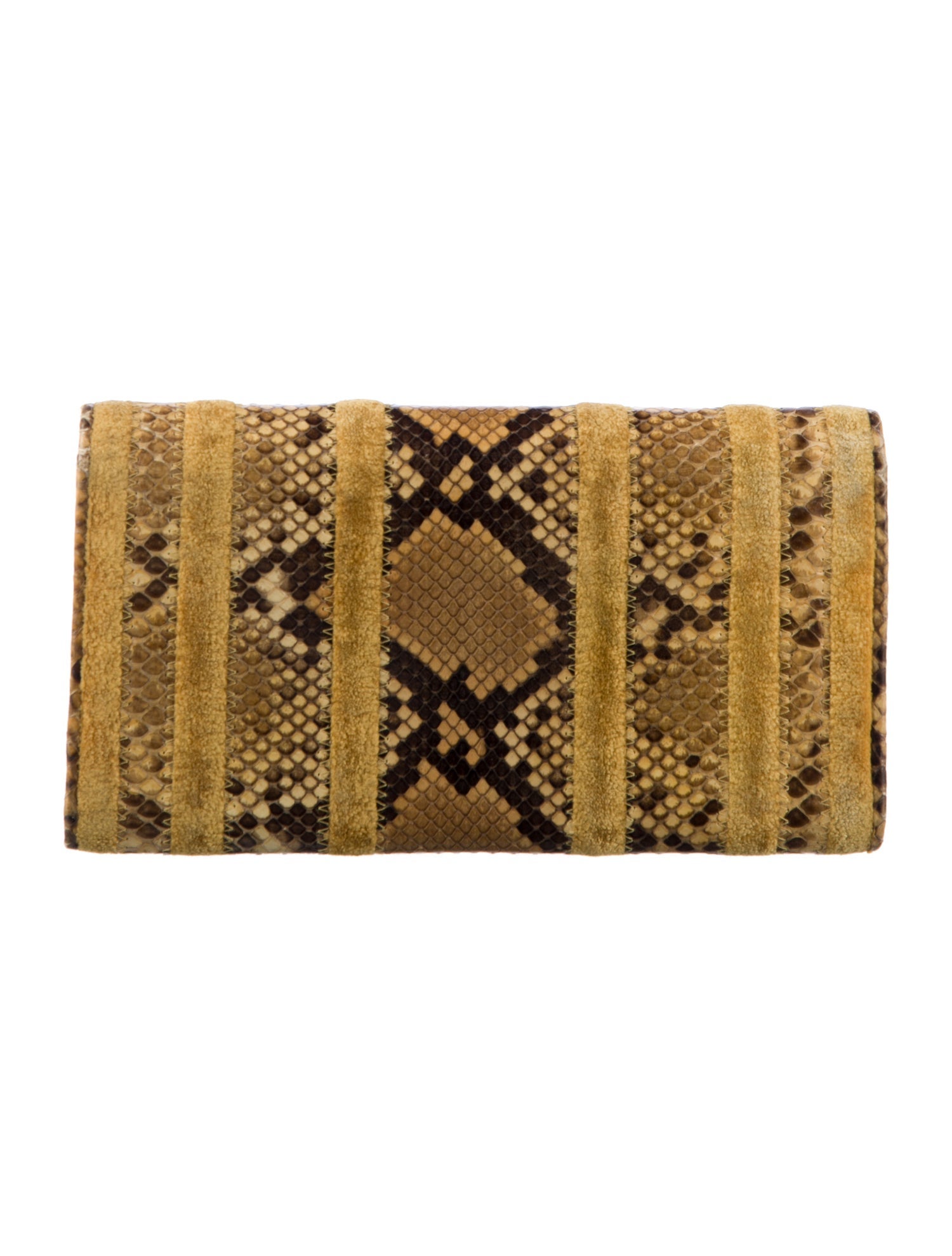 Bottega Veneta Snakeskin Animal Print Wallet