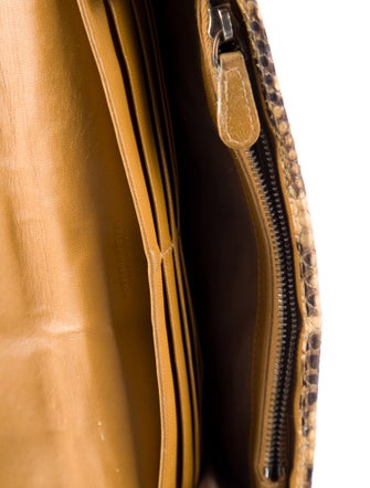 Bottega Veneta Snakeskin Animal Print Wallet