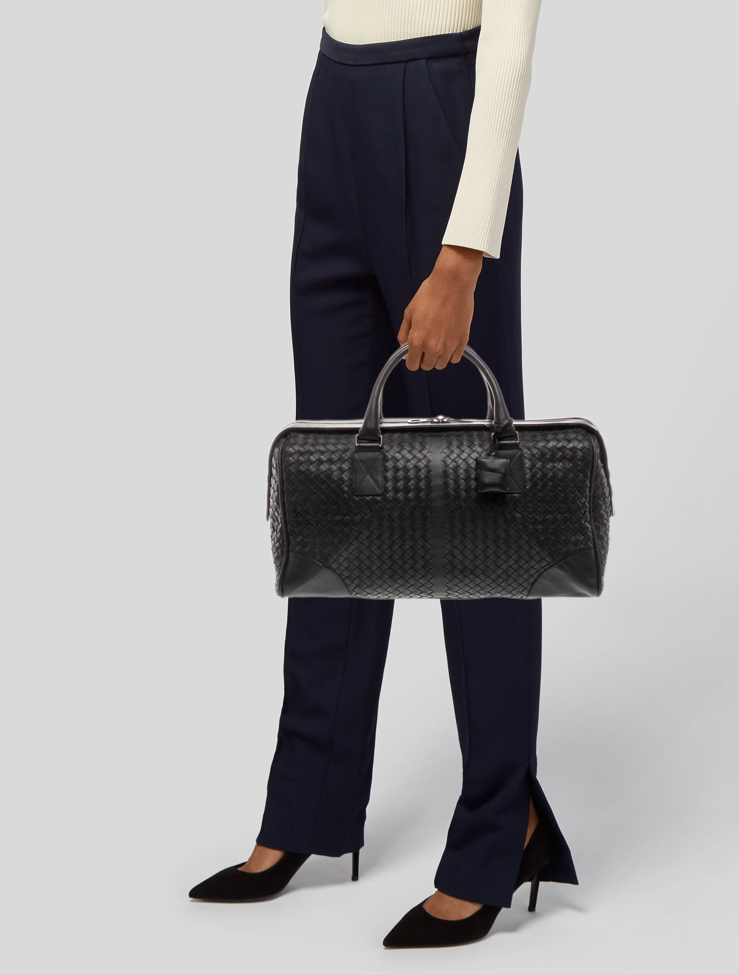 Bottega Veneta Intrecciato Weekender Bag Vintage