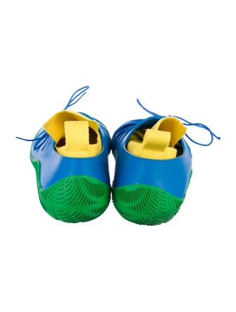 Bottega Veneta Rubber Colorblock Pattern Sneakers