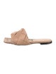 Bottega Veneta Intrecciato Weave Leather Slides