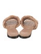 Bottega Veneta Intrecciato Weave Leather Slides