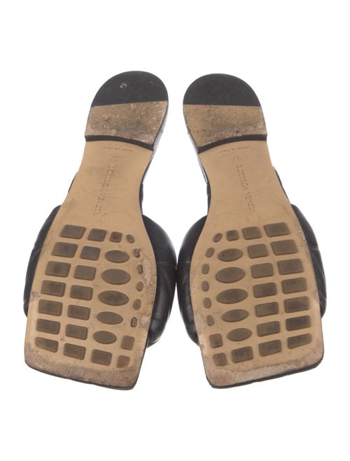 Bottega Veneta Quilted Pattern Leather Slides