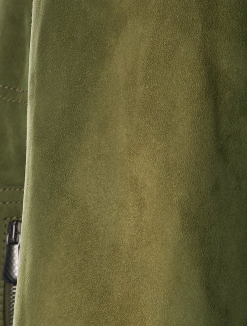 Bottega Veneta Leather Trucker Jacket