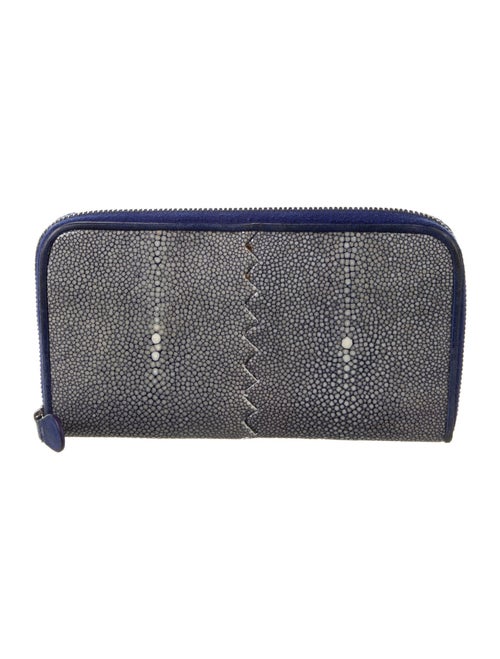 Bottega Veneta Stingray Printed Wristlet