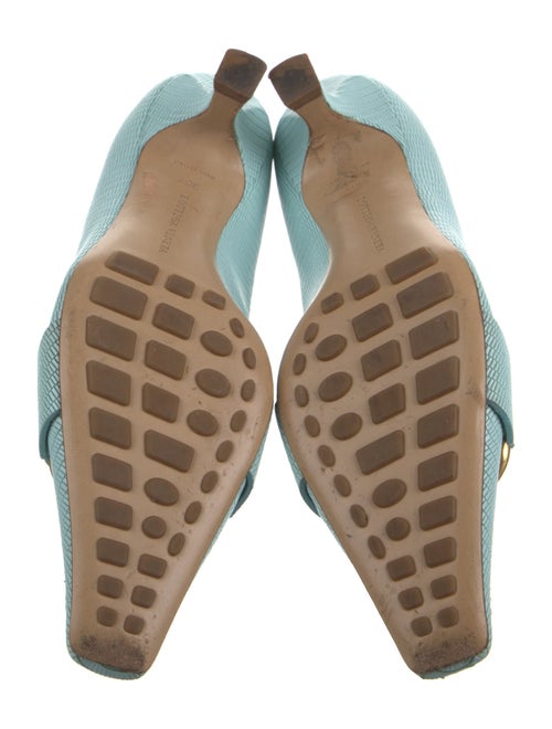 Bottega Veneta Embossed Leather Pumps