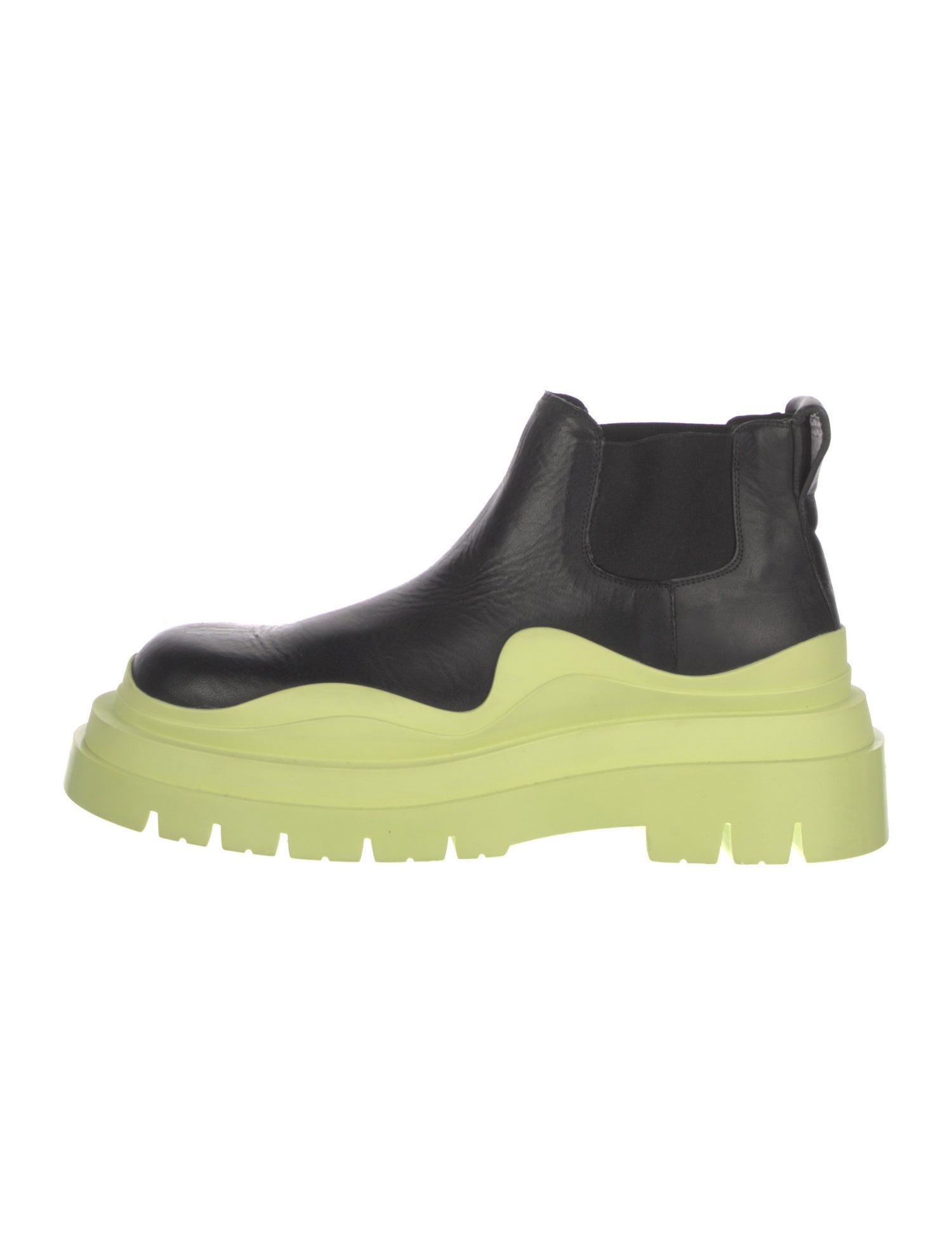 Bottega Veneta Leather Colorblock Pattern Sneakers