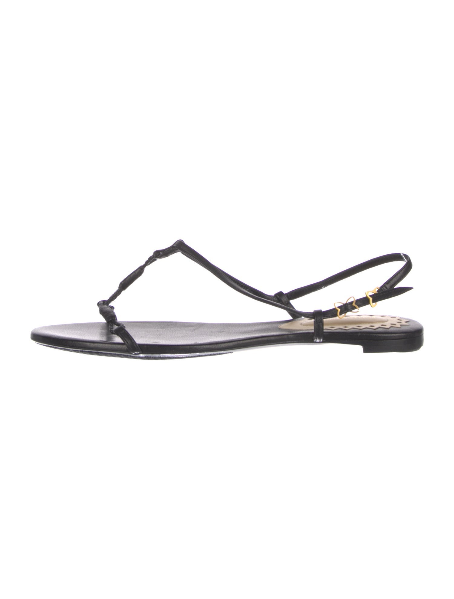 Bottega Veneta Leather Braided Accents Slingback Sandals