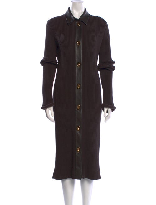 Bottega Veneta Wool Midi Length Dress
