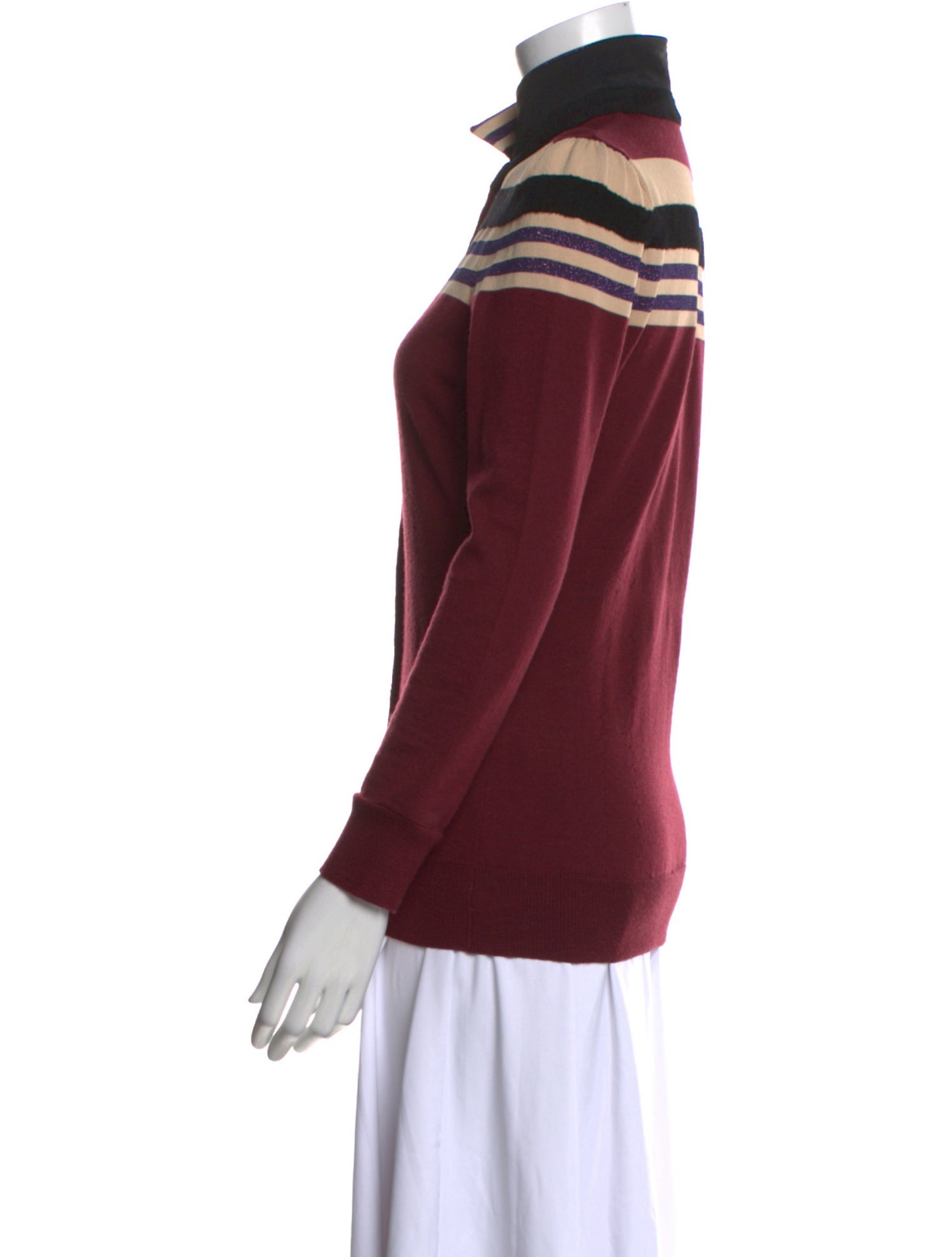 Bottega Veneta Wool Striped Top