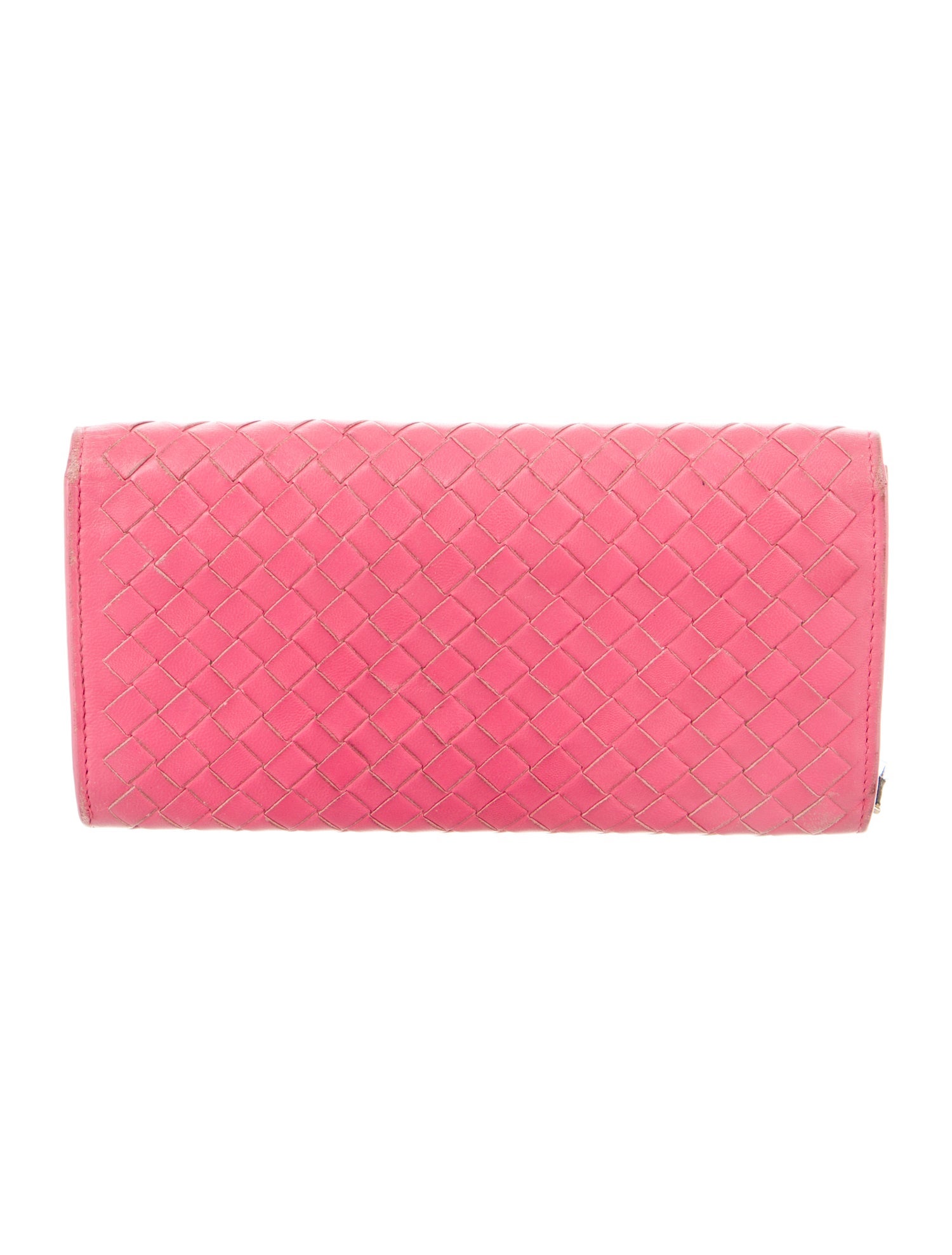Bottega Veneta Intrecciato Weave Leather Continental Wallet