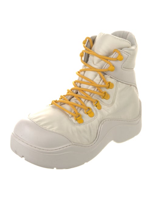 Bottega Veneta Nylon Lace-Up Boots