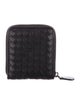 Bottega Veneta Intrecciato Weave Leather Compact Wallet
