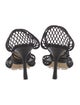 Bottega Veneta Leather Mesh Accents Sandals