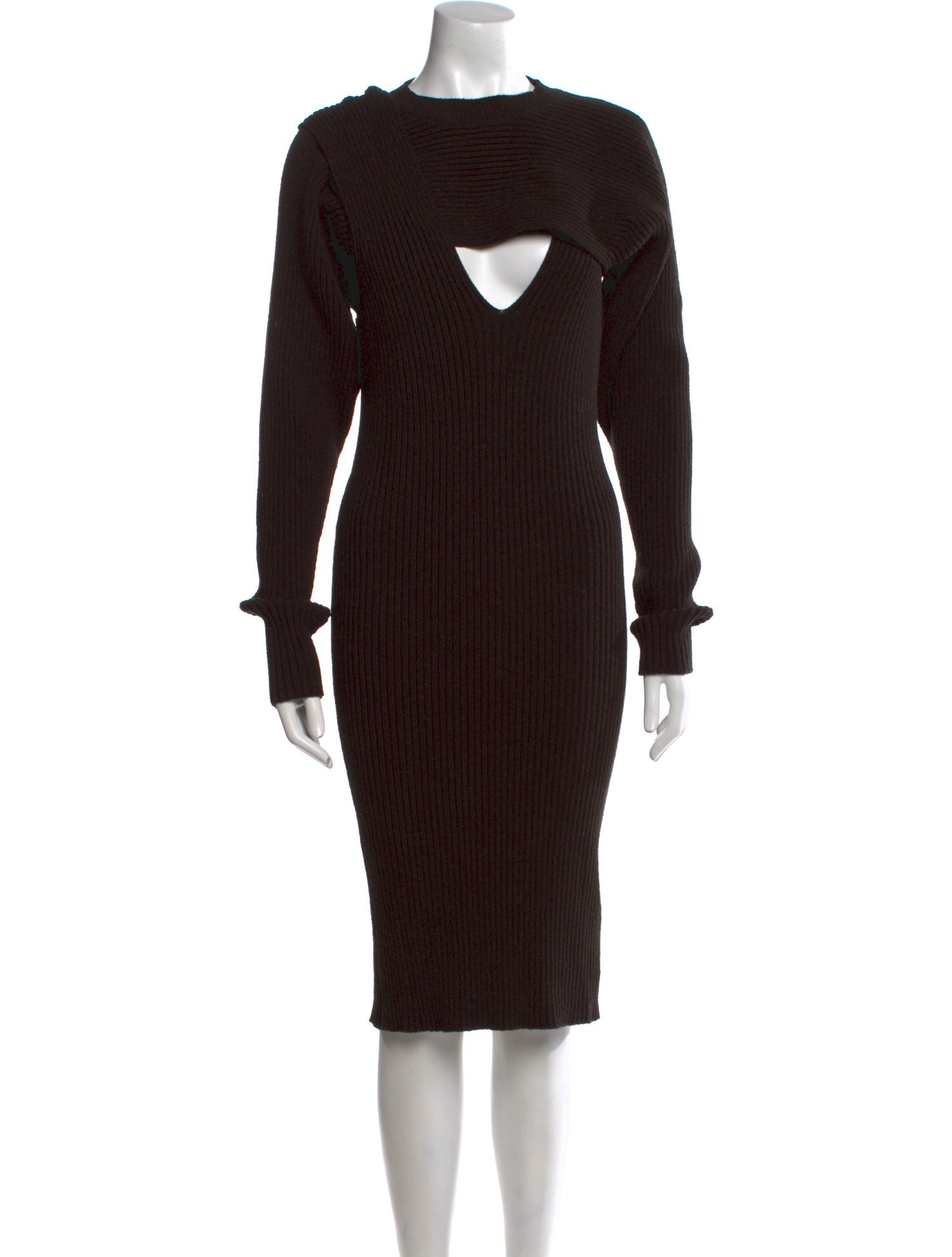 Bottega Veneta Bateau Neckline Midi Length Dress w/ Tags