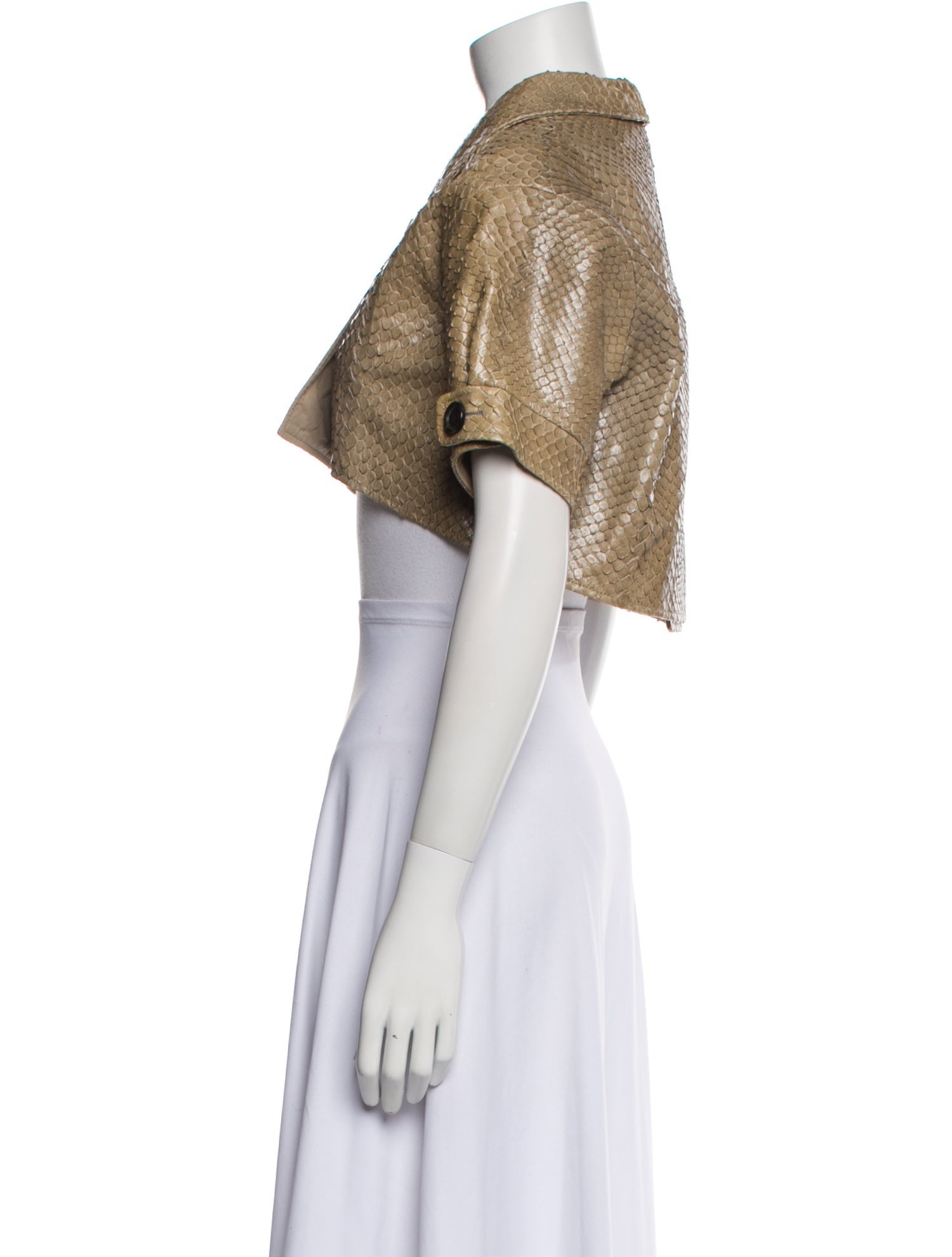 Bottega Veneta Snakeskin Bolero