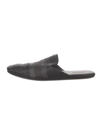 Bottega Veneta Intrecciato Weave Leather Slippers