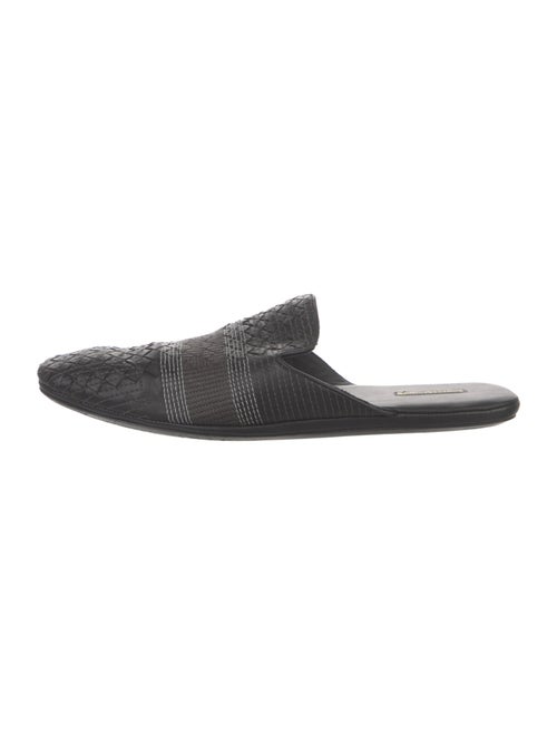 Bottega Veneta Intrecciato Weave Leather Slippers