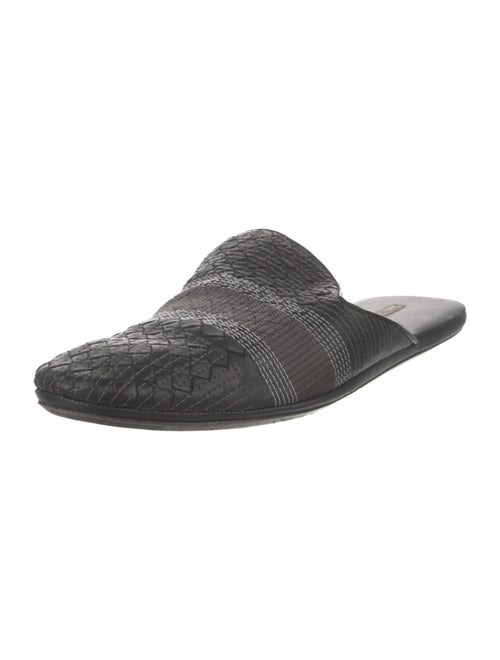 Bottega Veneta Intrecciato Weave Leather Slippers