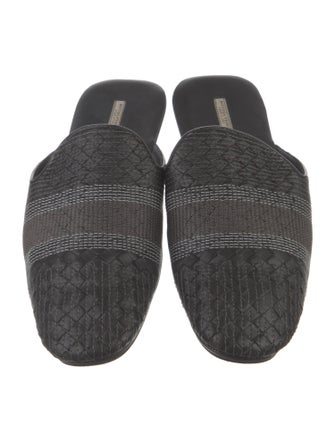 Bottega Veneta Intrecciato Weave Leather Slippers