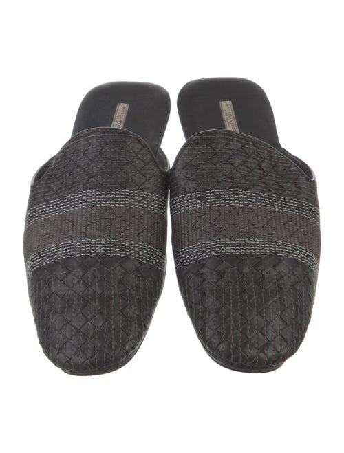Bottega Veneta Intrecciato Weave Leather Slippers