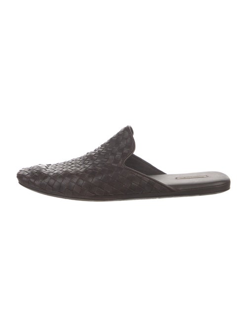Bottega Veneta Intrecciato Weave Leather Slippers