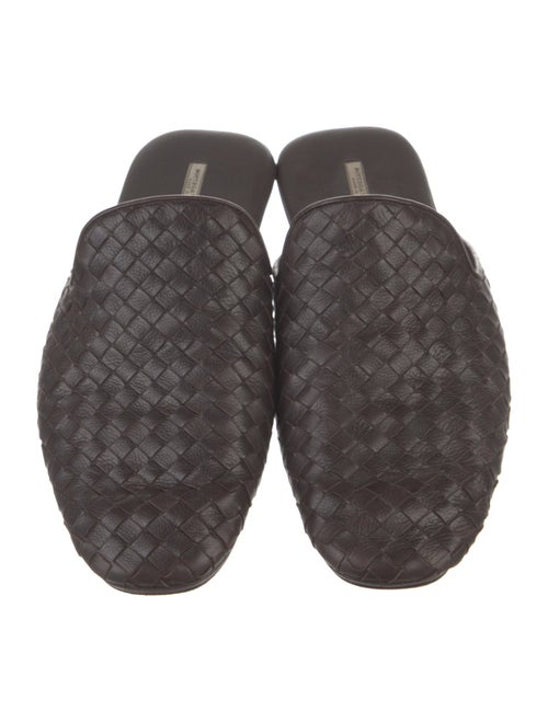 Bottega Veneta Intrecciato Weave Leather Slippers