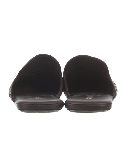 Bottega Veneta Intrecciato Weave Leather Slippers
