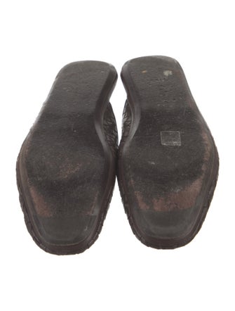 Bottega Veneta Intrecciato Weave Leather Slippers