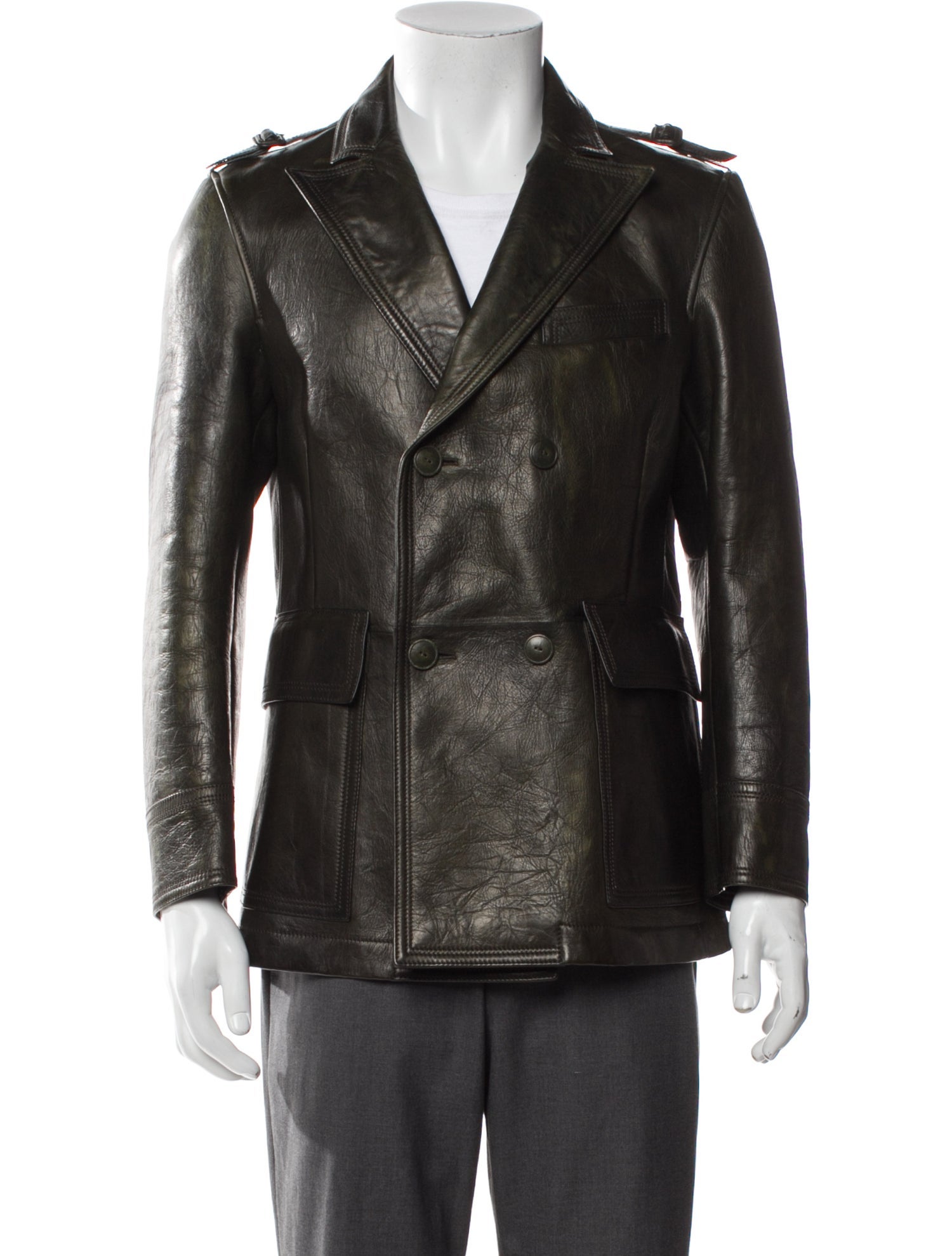 Bottega Veneta Lamb Leather Moto Jacket