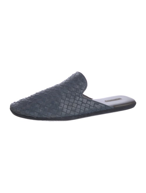Bottega Veneta Intrecciato Weave Leather Slippers