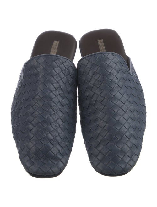 Bottega Veneta Intrecciato Weave Leather Slippers
