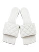 Bottega Veneta Quilted Pattern Leather Slides