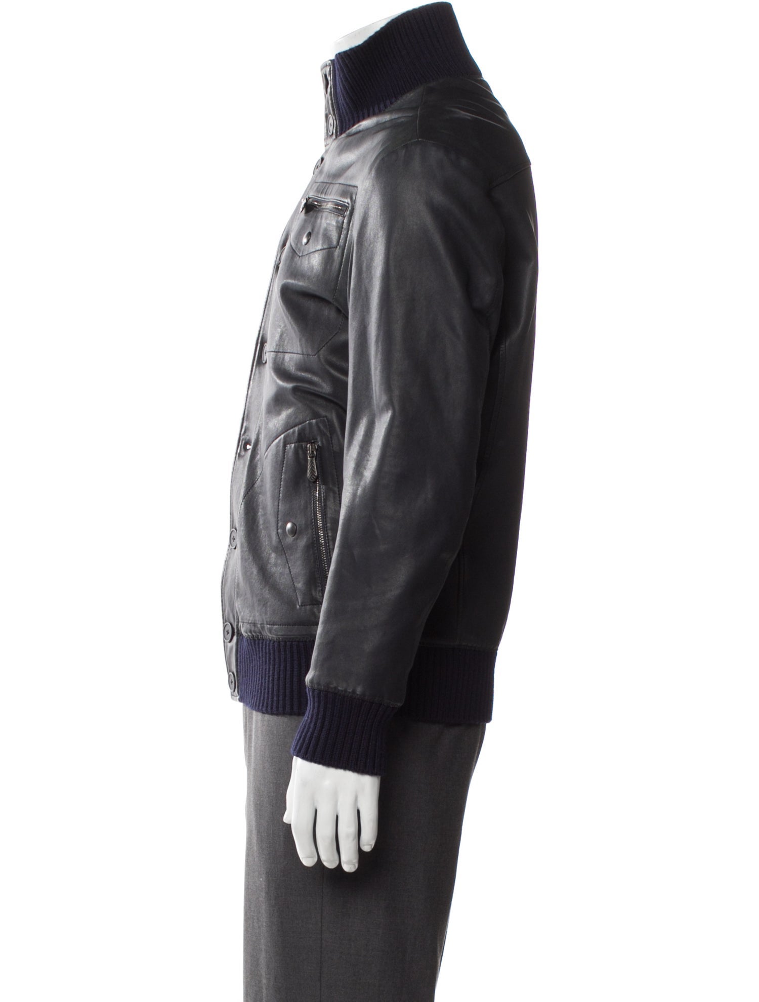Bottega Veneta Leather Moto Jacket