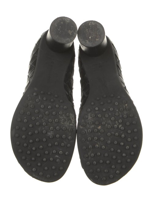 Bottega Veneta Intrecciato Weave Leather Combat Boots