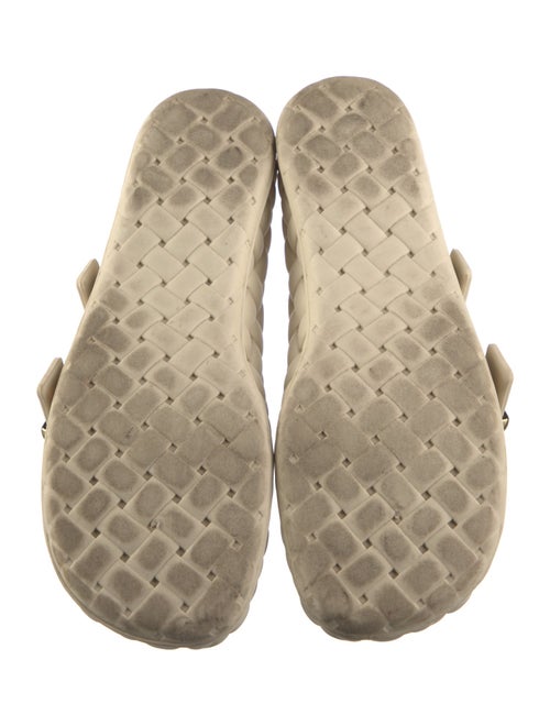 Bottega Veneta Intrecciato Weave Rubber Mary Jane Flats