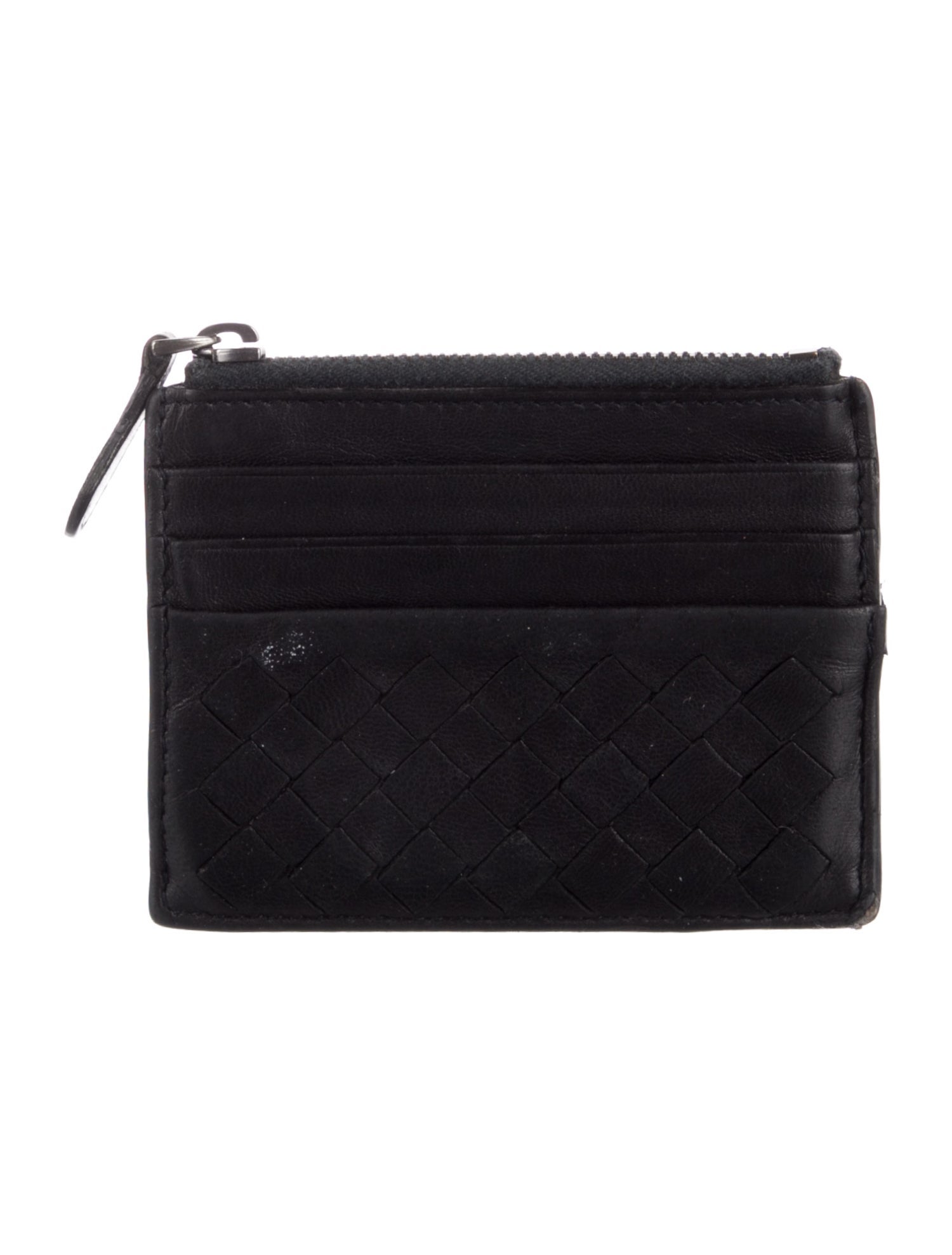 Bottega Veneta Intrecciato Weave Leather Wallet