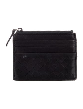 Bottega Veneta Intrecciato Weave Leather Wallet