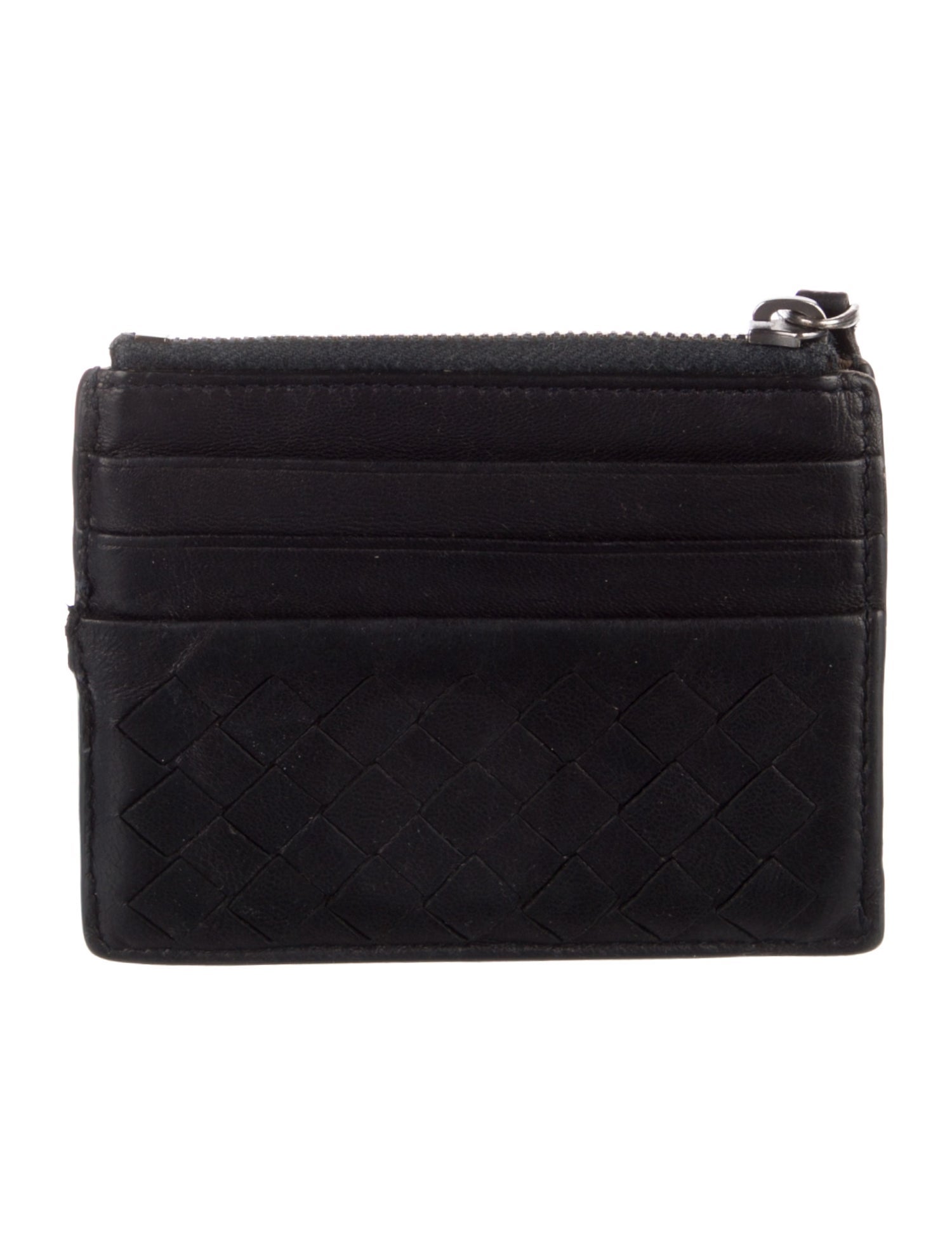 Bottega Veneta Intrecciato Weave Leather Wallet