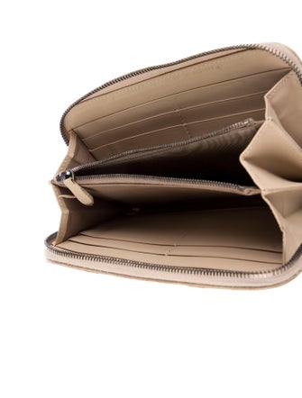 Bottega Veneta Intrecciato Weave Leather Continental Wallet