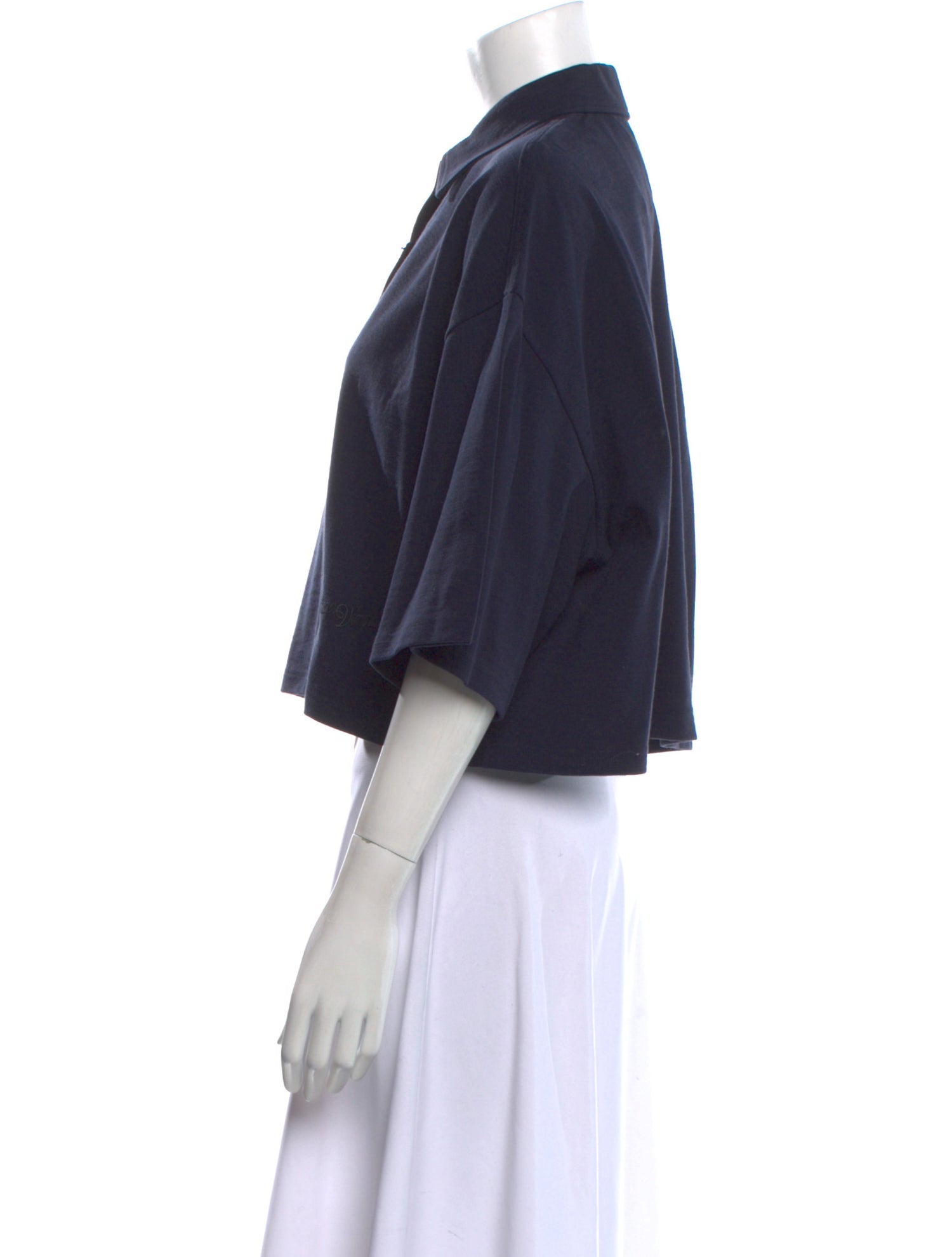 Bottega Veneta Three-Quarter Sleeve Crop Top w/ Tags