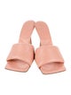 Bottega Veneta Quilted Pattern Leather Slides