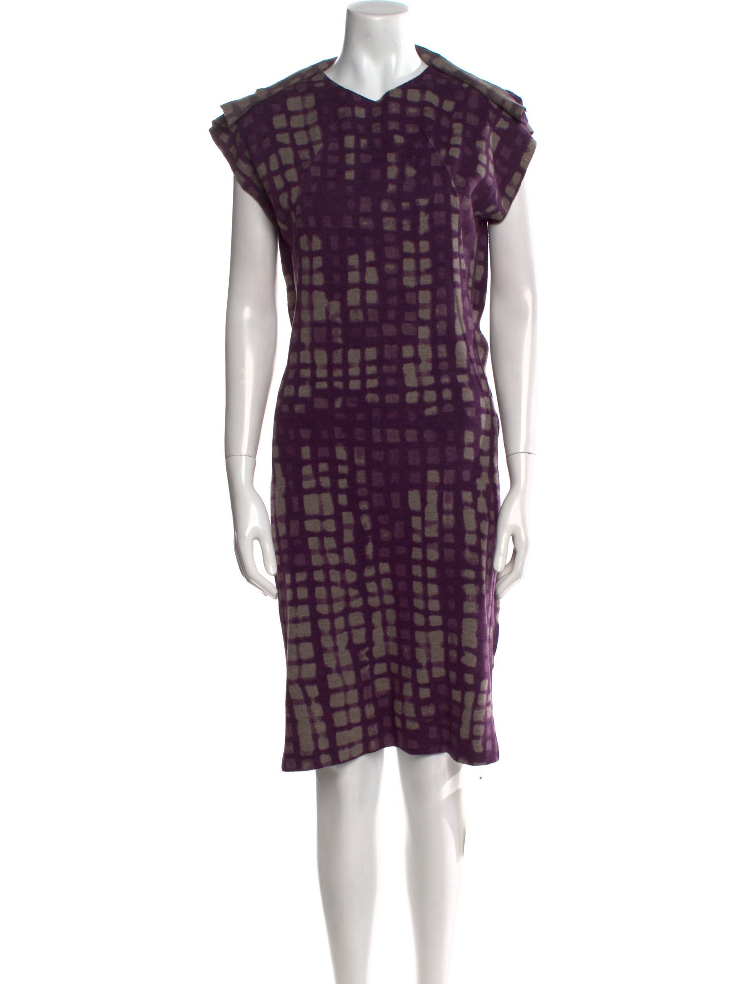 Bottega Veneta Wool Knee-Length Dress