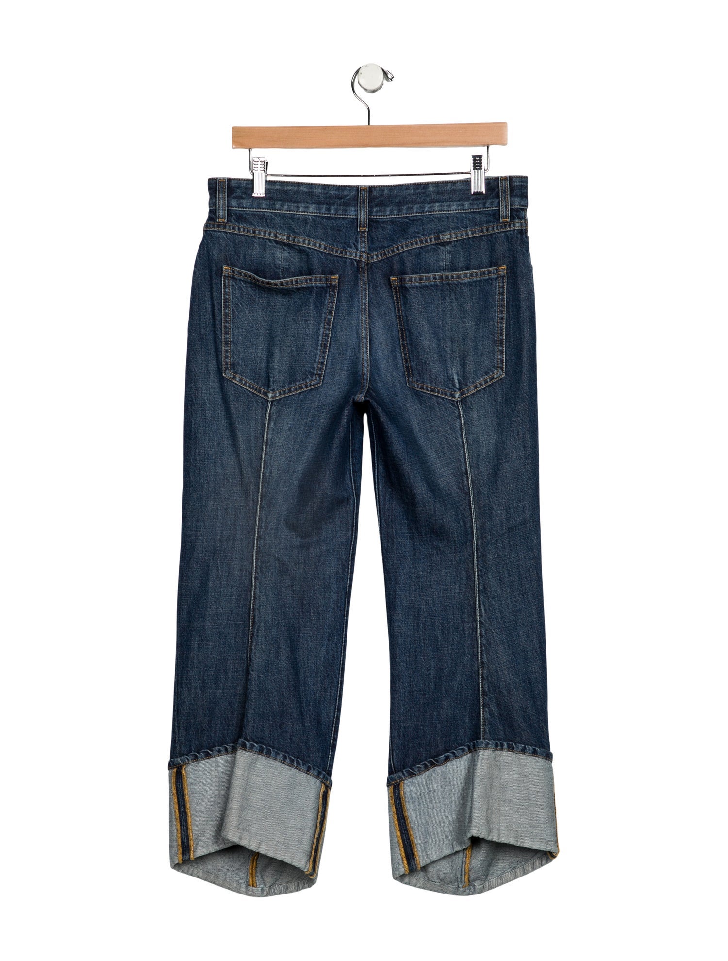 Bottega Veneta Mid-Rise Wide Leg Jeans