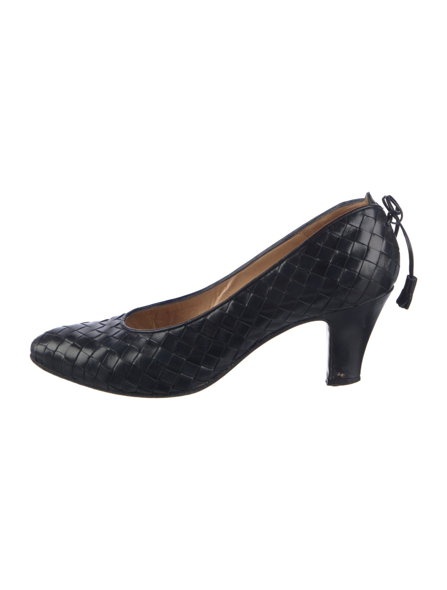 Bottega Veneta Vintage Intrecciato Weave Pumps